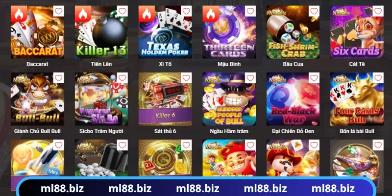 Kinh nghiệm chinh phục bàn đấu game bài ML88