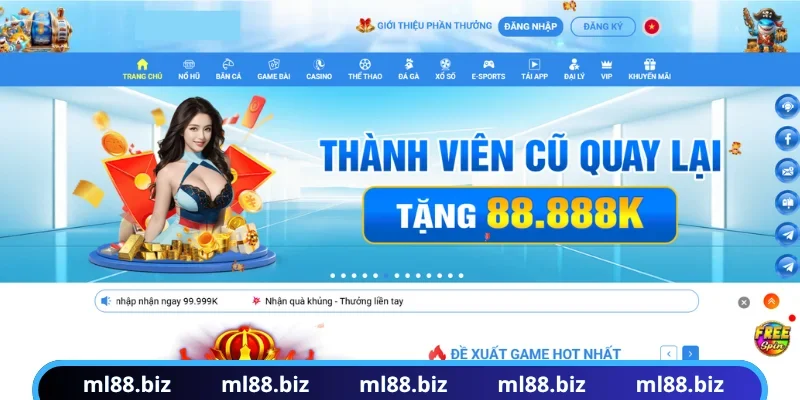 ML88 là nhà cái hoạt động uy tín hàng đầu châu Á