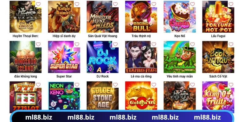 Ưu điểm từ sự đa dạng của kho game đồ sộ
