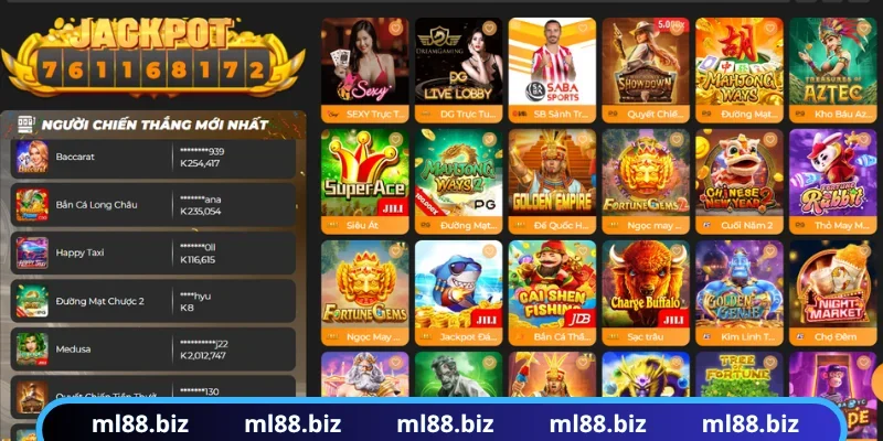 Ưu điểm về hệ thống kho game ML88 đồ sộ bậc nhất